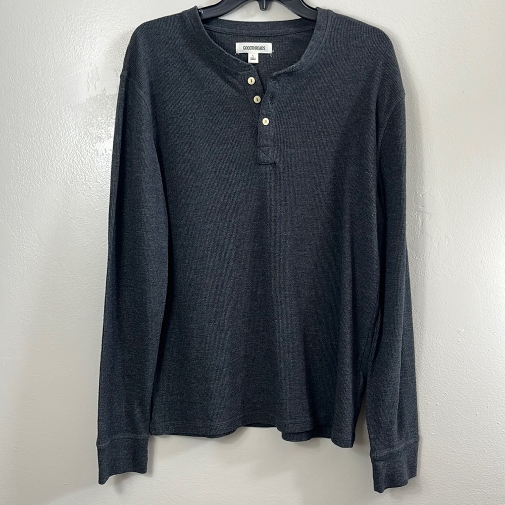 Goodthreads gray long top men’s size L